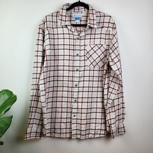 Columbia Sportswear flannel plaid Shirt Size Large
